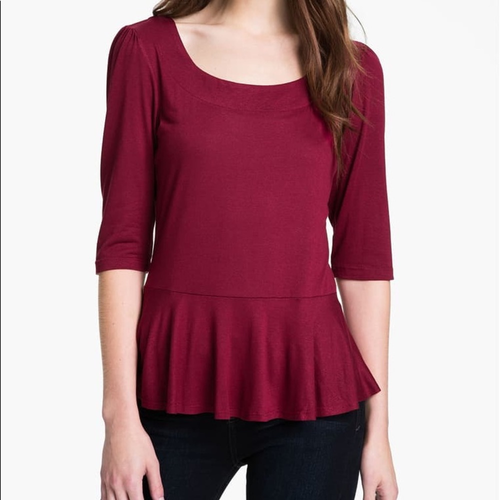 Bobeau Nordstrom peplum tops